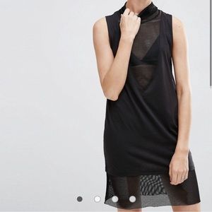 Cheap Monday mesh turtleneck dress